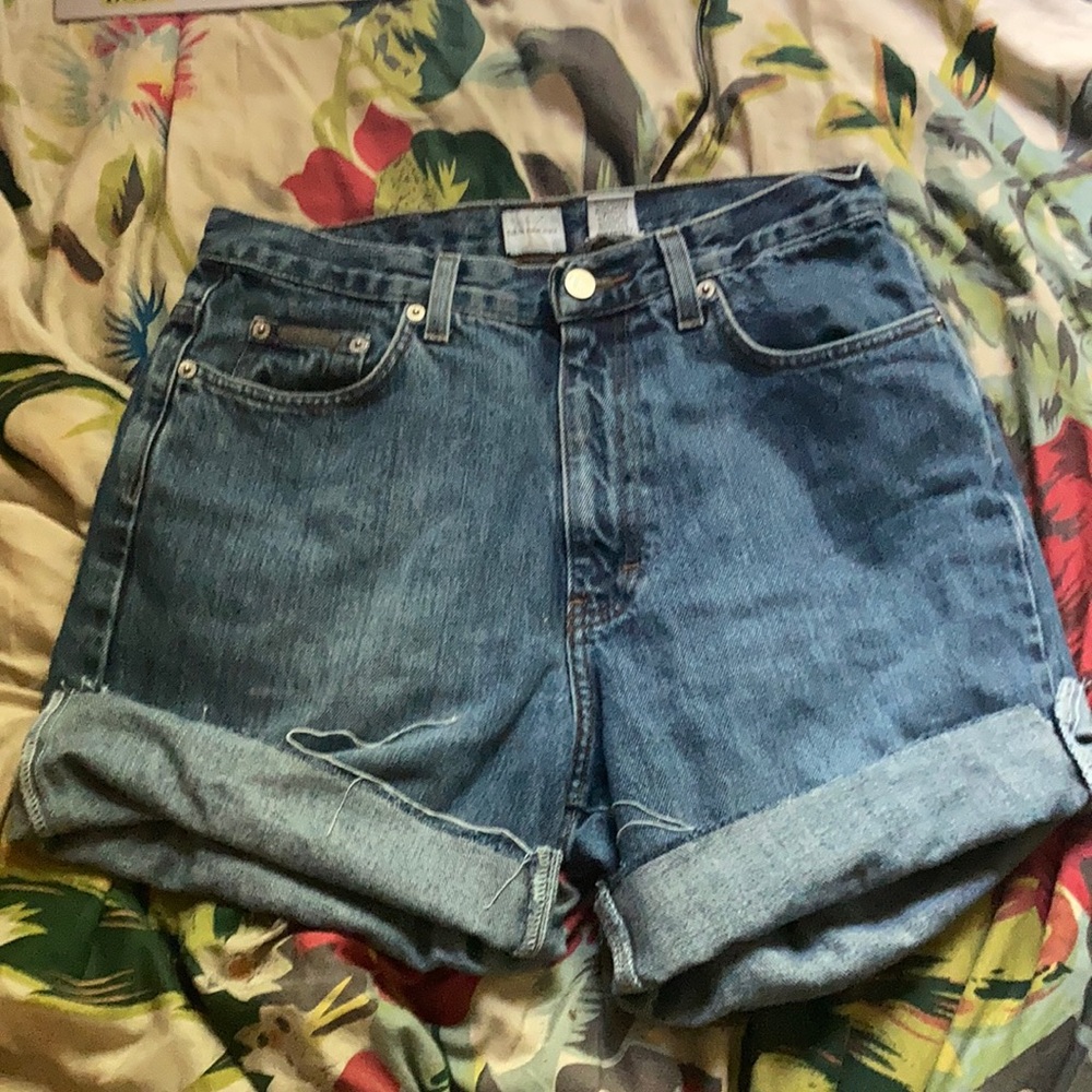 90s Y2K Vintage Blue Denim Shorts
